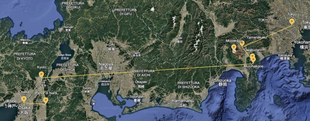 Itinerario perfetto per scoprire i punti salienti del Giappone