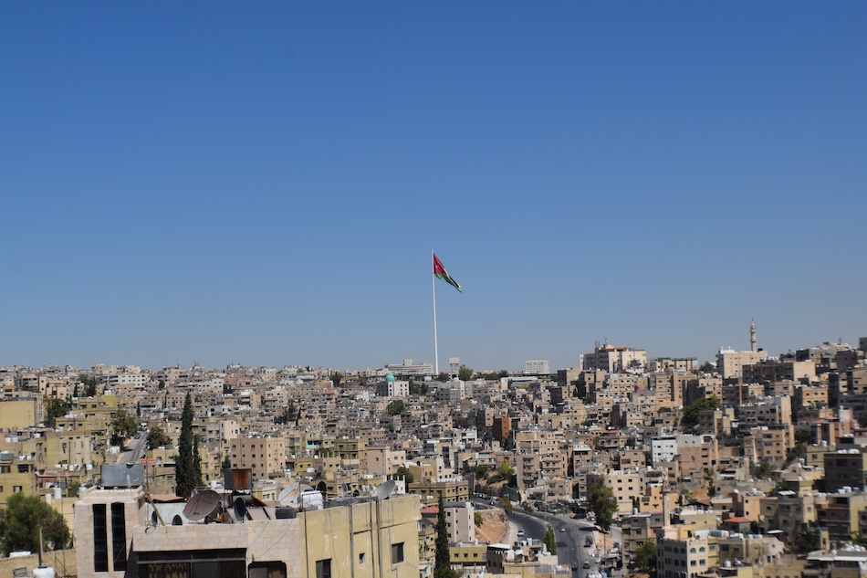 Vista panoramica della città di Amman