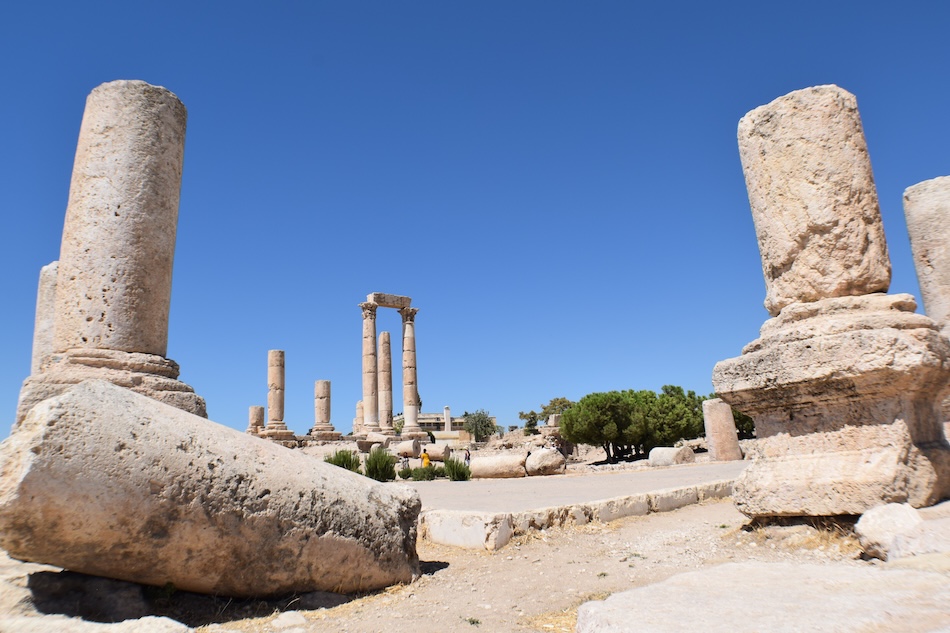 Antiche rovine della Cittadella di Amman