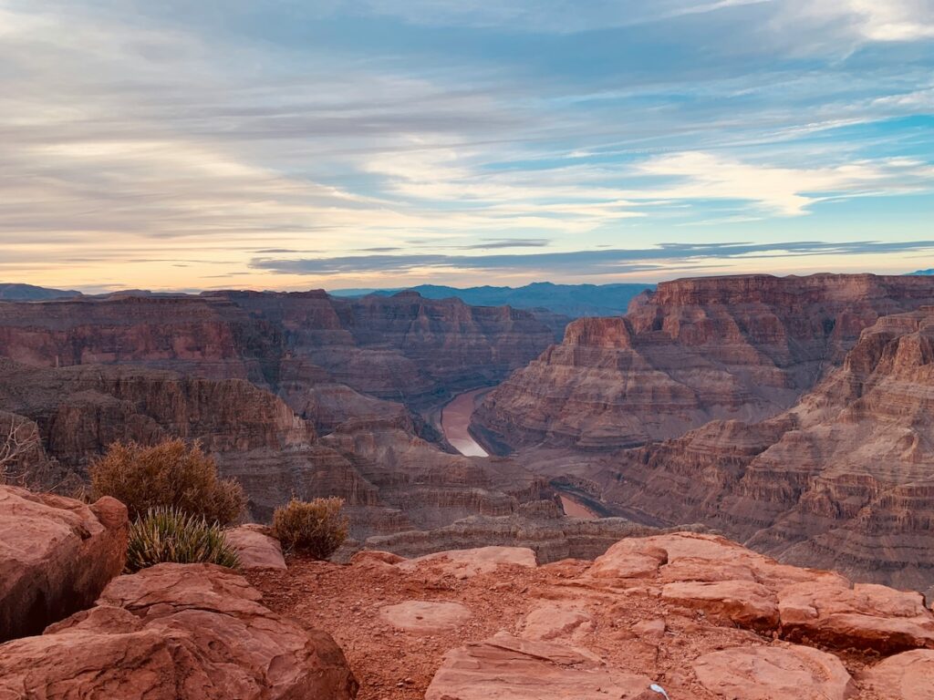 Vista panoramica mozzafiato del Grand Canyon