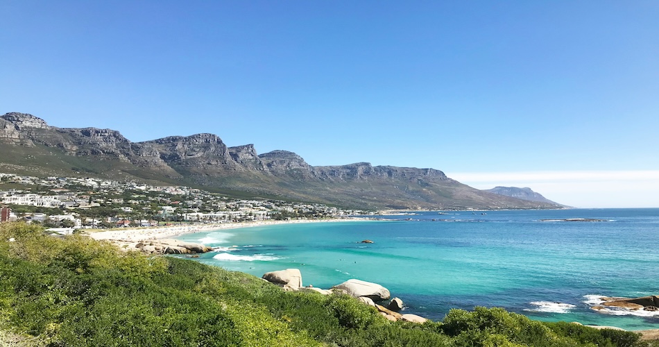 camps-bay Vista panoramica di Camps Bay a Cape Town