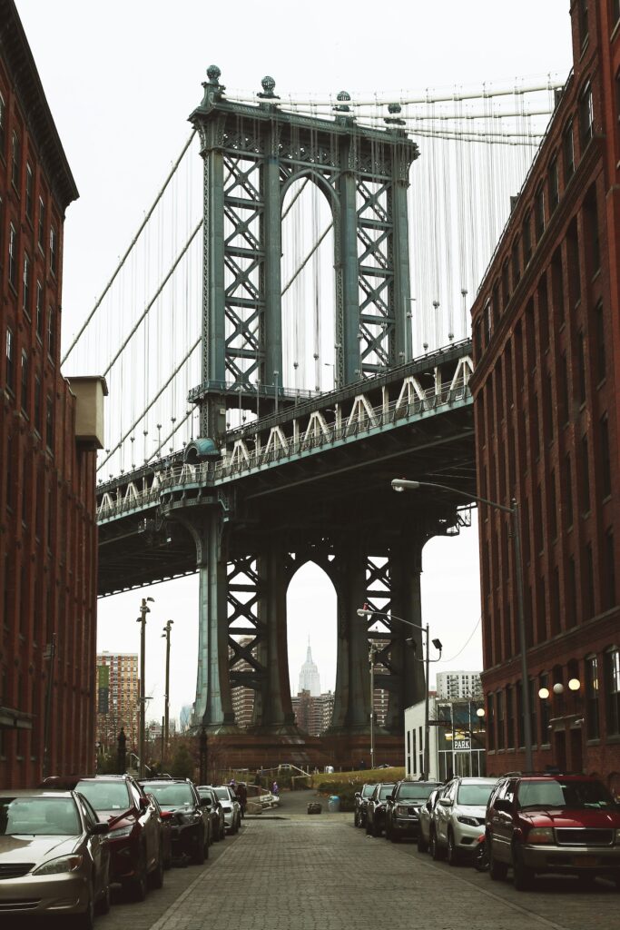 dumbo Manhattan Bridge dal quartiere Dumbo