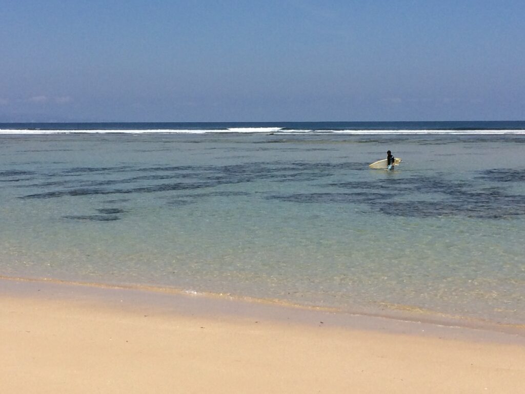 Il mare cristallino a Nusa Dua