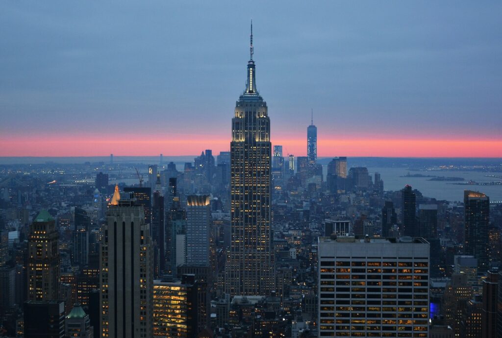 top-of-the-rock Panorama dal Top of the Rock di New York