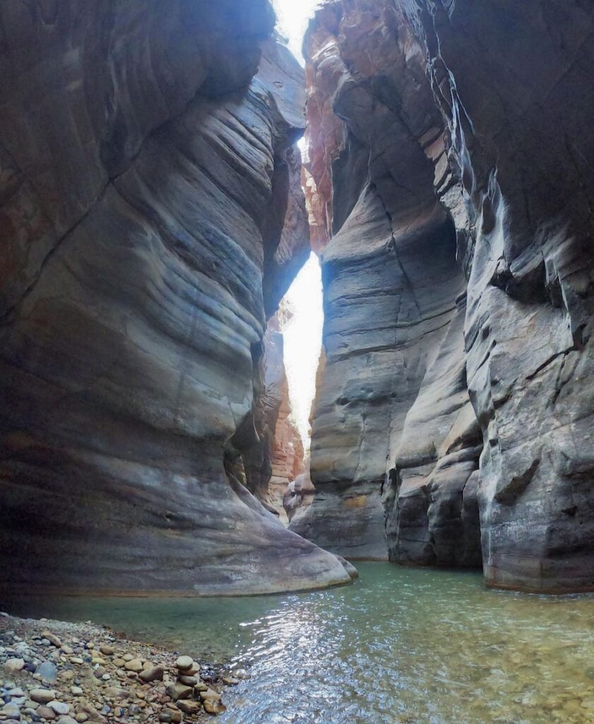 Canyon avventuroso del Wadi Mujib