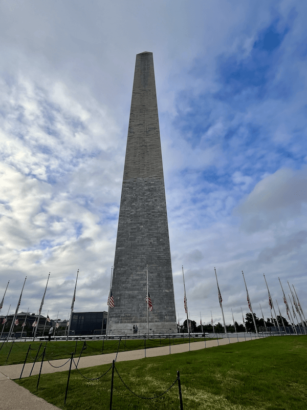 Il Washington Monument: l'obelisco in pietra che offre una vista panoramica su tutta la città