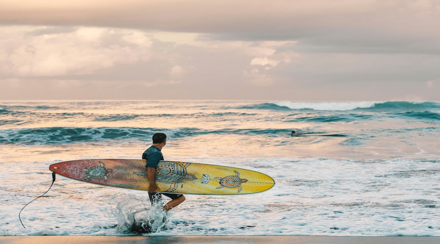 surf come sport ideale a Bali