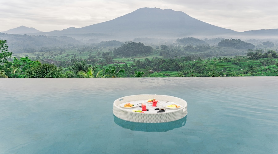 le infinity pool di Bali