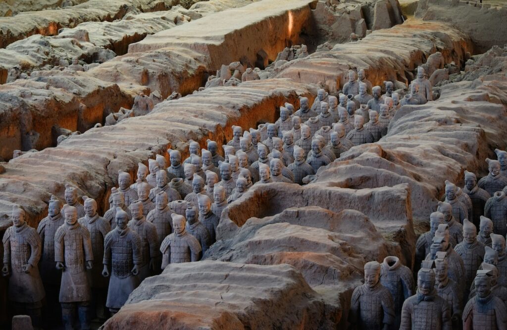 esercito di terracotto a xi'an